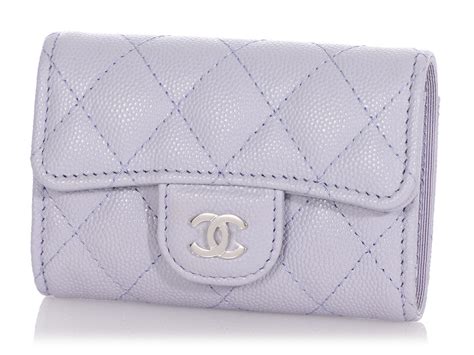 chanel lilac quilted caviar four-ring key holder|CHANEL Caviar Quilted 6 Key Holder Black .